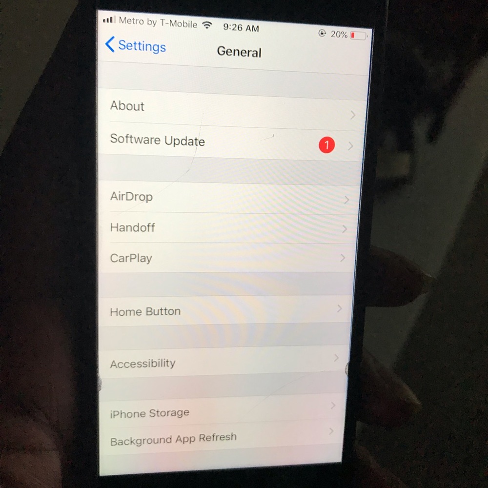 Metro Pcs iPhone 7 32 Gig Black